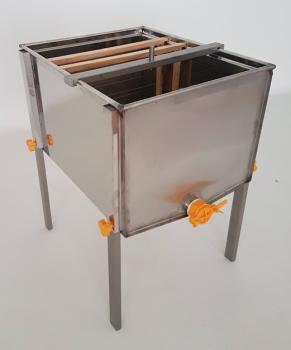 Rechteckiger Entdeckelungstank, Edelstahl - 625X425X440mm